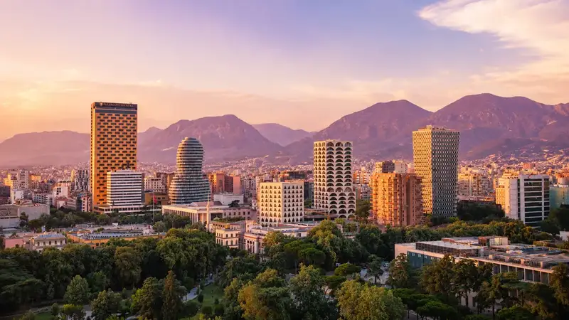 Tirana, hlavní město Albánie